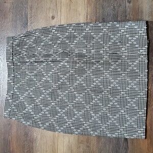 Escada textured lined tweed style vintage pencil skirt
